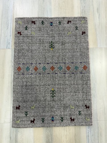 Handmade gabbeh wool rug - handmade, 3