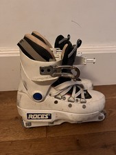 Roces Khuti White Aggressive Rollerblade skates UK6
