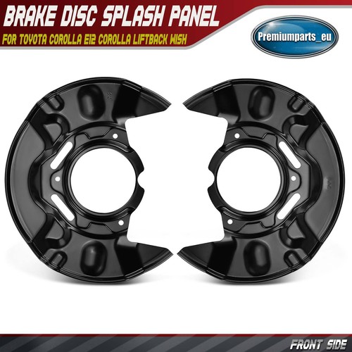 Brake disc splash shield - 2x,