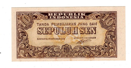 Indonesia billet - billet, 10