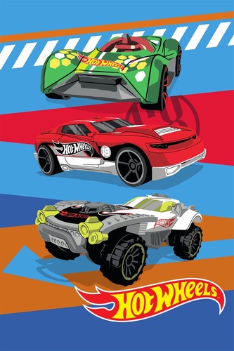 Hot wheels fleece - blanket,