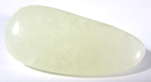 New jade tumblestone - new, (chinese)