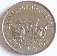 1992 Bailiwick of Jersey Ten Pence (10p)