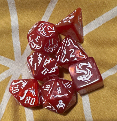 7pc red white - 7pc,