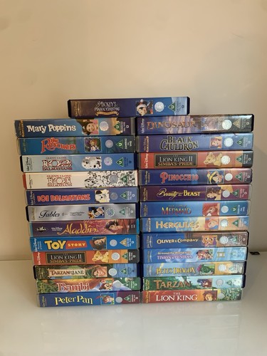 Disney vhs tapes job lot - 25,