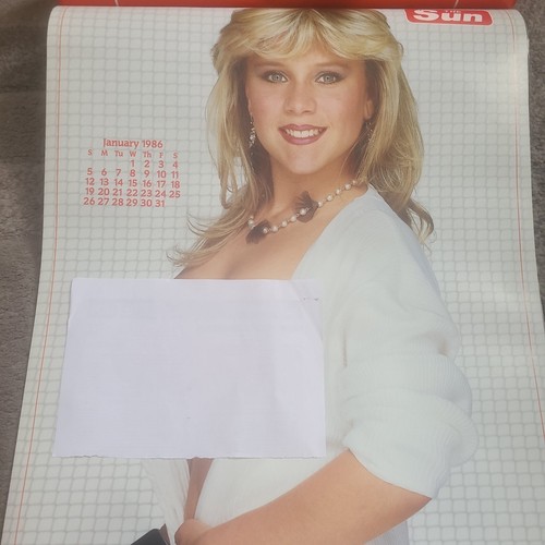 Sun page calendar 1986 - page,