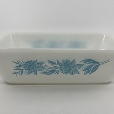 Vintage Glasbake Aqua Blue