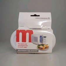 Microwave It Microwave Egg Poacher White Cooking Essentials