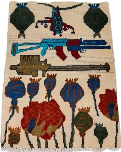 Opium handmade afghan - handmade, wool