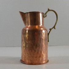 Hammered Copper Jug Vase