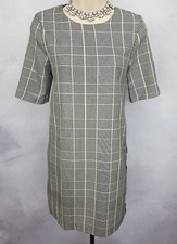 Zara Dress UK 8 Shift Tartan