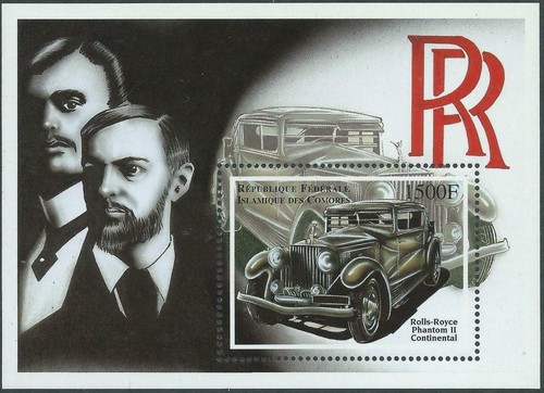 Comoros 1998 rolls royce - 'rolls, royce'