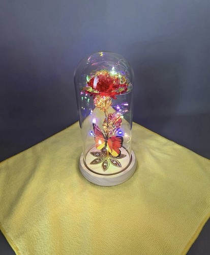 Galaxy colorful rose crystal - galaxy,