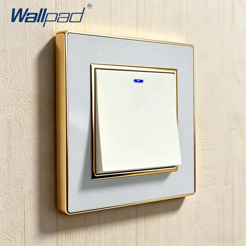 White acrylic panel gold - acrylic,