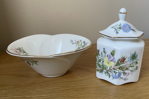 Aynsley wild tudor lidded - aynsley, jar