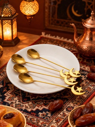8pcs golden star - star, dessert