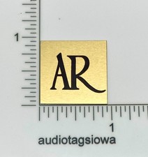 AR  XA Turntable Logo Badge