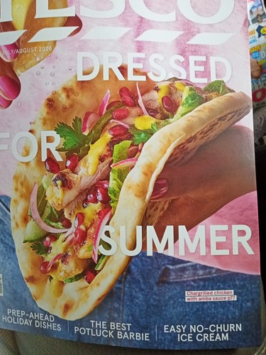 Tesco magazine summer food - magazine:,