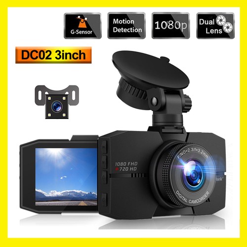 Campark 1080p dual lens - dual,