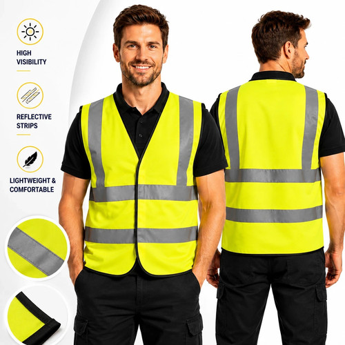 Vis reflective safety vest - reflective,