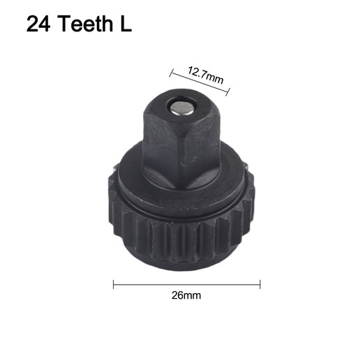 Tooth ratchet socket wrench - 24,