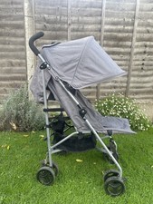 Cuggl Cedar Deluxe Pushchair Grey with rain cover, good condition RRP £60.00