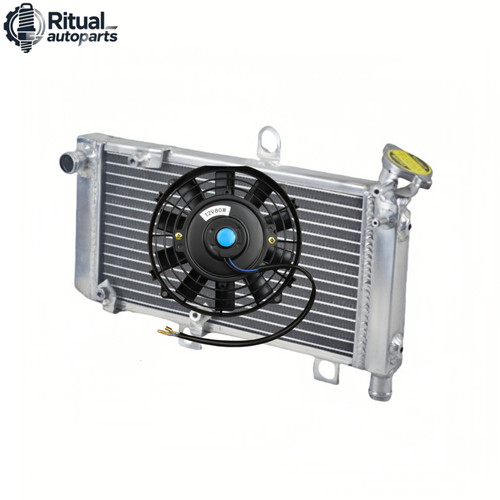 New aluminum radiator fan - aluminum, radiator+fan