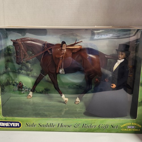Breyer side saddle horse - , &