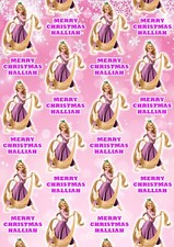 RAPUNZEL Personalised Christmas Gift Wrap - Disney Tangled Wrapping Paper