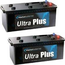 Pair of 12V 125ah Dual Purpose