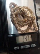 18ct gold necklace used