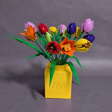 Lego Inspired Square Vase