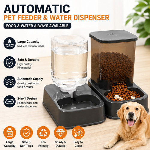 Pack automatic pet feeder - 1-2,