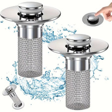 2-Pack Sink Stopper Hair