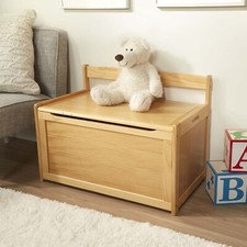 WOODEN TOY STORAGE UNIT BOX /