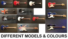 GUITAR PIN BADGE VARIOUS MAKES MODEL & COLOURS ENAMEL GIFT MUSIC GIBSON FENDER  