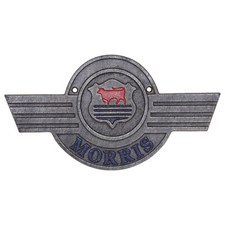 Cast Iron Wall Sign Morris
