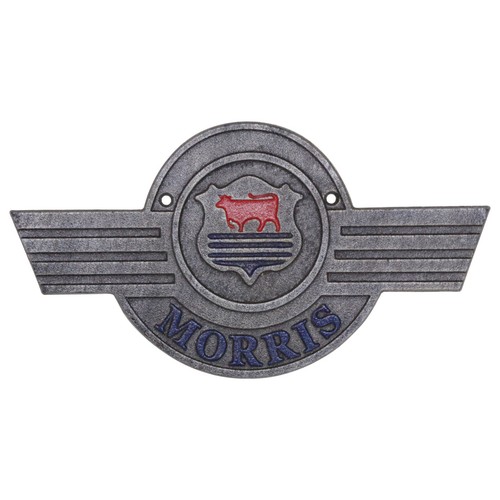 Cast iron wall sign - cast,