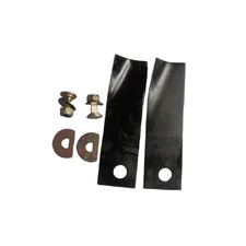 4Pcs Lawnmower Blade & Bolt