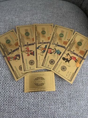 Disney dollar pack 24k - of, 5