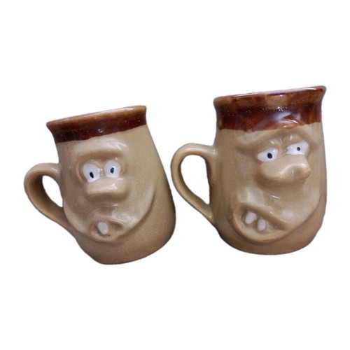Vintage character face - character, mugs