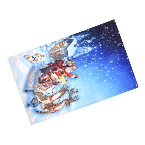 New christmas curtains durable - new,