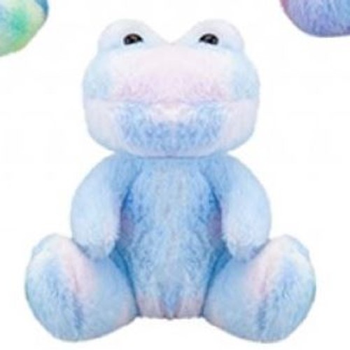 Pastel colour cuddly - , frog