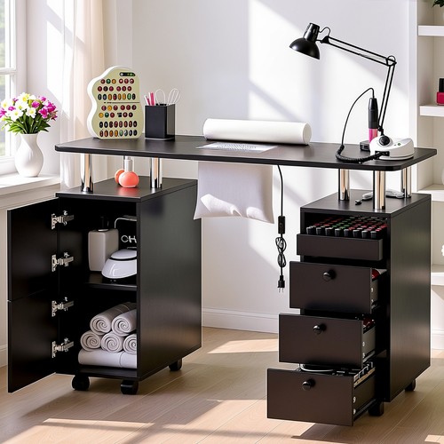 Led manicure table electric - led, w/electric