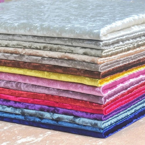 Crush velvet stretch fabric - velvet,