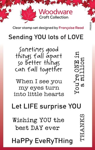 Woodware clear stamps - woodware,