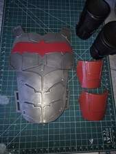 Batman Red Hood Chest Armour costume adult men Dc Comics Cosplay Silver Version 