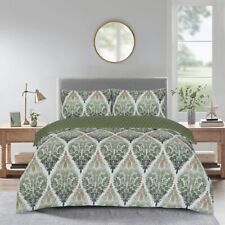 4 Piece Complete Bedding Set Duvet Cover Set With Fitted Bed Sheet & Pillowcases