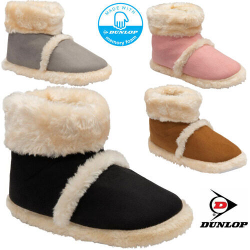 Ladies ankle fur slippers - fur,