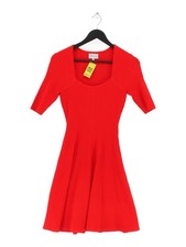 Milly A-Line Midi Dress S in Red